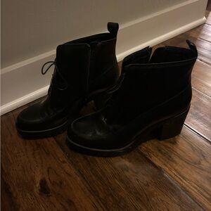 Vagabond Black Laceup Boots
